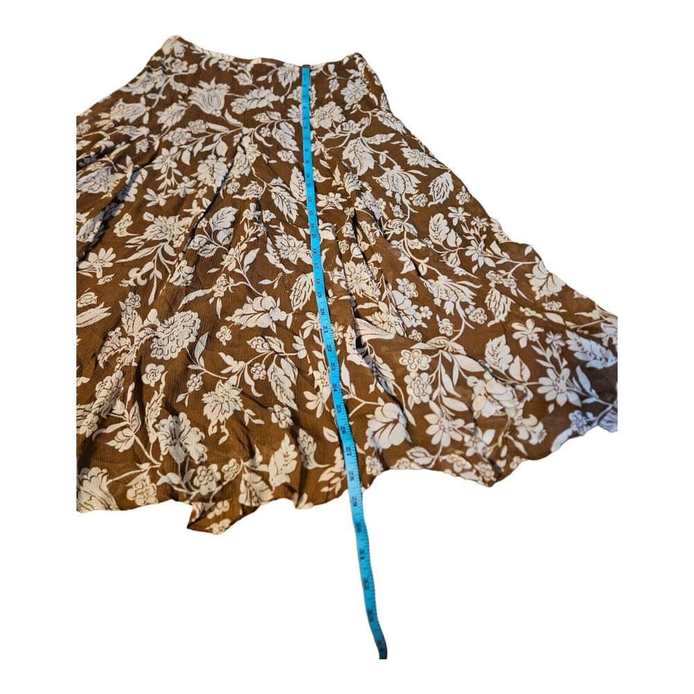 Nautica Size 4 Zip Closure Floral Maxi Skirt - Picture 7 of 7